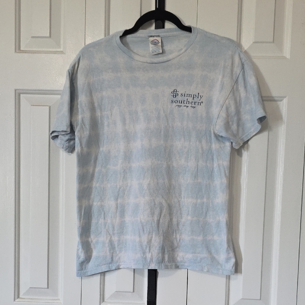 Simply Southern Sky Blue Tie-Dye Men's Tee